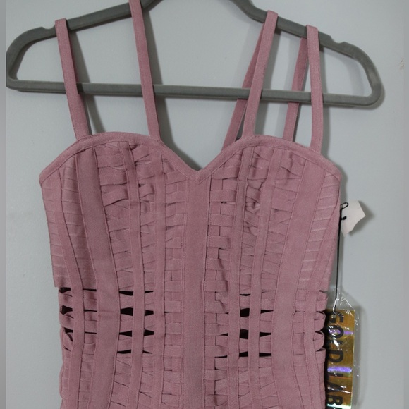 Gold Label Caged Bandeau Dress Size Small - Picture 4 of 8